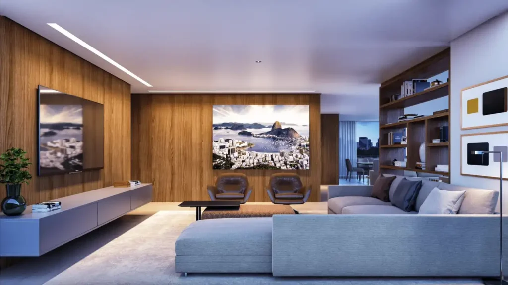 Apartamento 4 quartos Pinheiros — 051 living do AG Residences Art