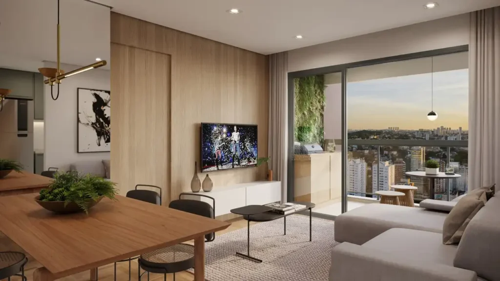 Living — New Patteo Osasco - Fase 2 (Helbor SP), 3 quartos em Bela Vista