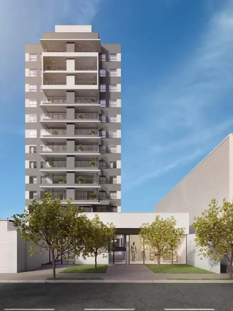 Fachada Singular Saúde - NR — apartamento 1 quartos, Pronto novo em Saúde
