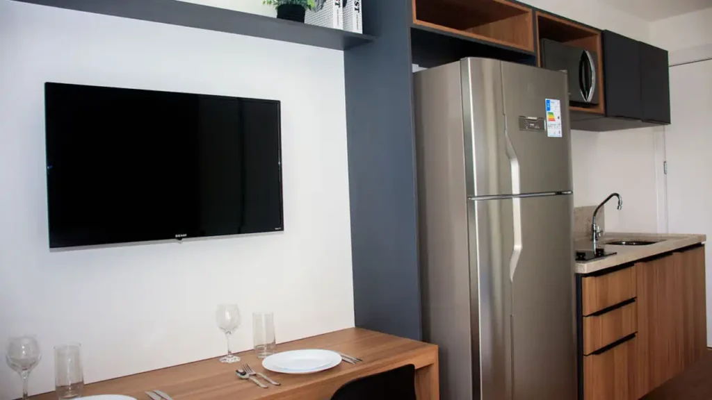 Housi Brooklin - NR Brooklin Paulista, São Paulo — Living, apartamento 1 quartos 39m²