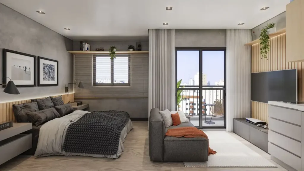 Living — Vinx Connect Paulista - Residencial (Vinx), 1 quartos em Bela Vista