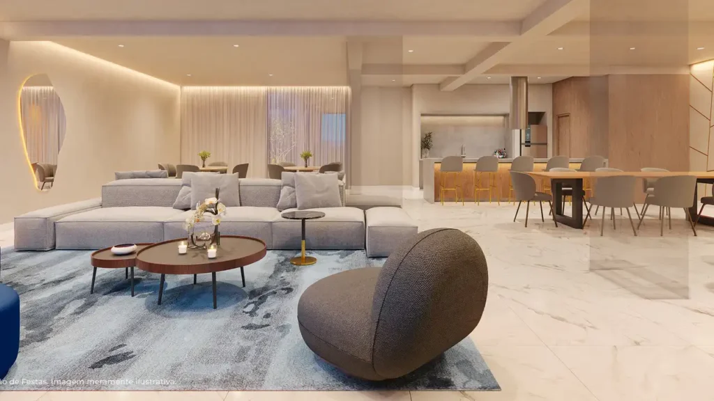 Salão de Festas Mirad - NR Saúde — 1 quartos 26-33m², Marquise Incorporações