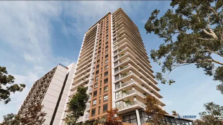 Fachada Axis Campo Belo — apartamento 3 quartos, Em construção em Campo Belo