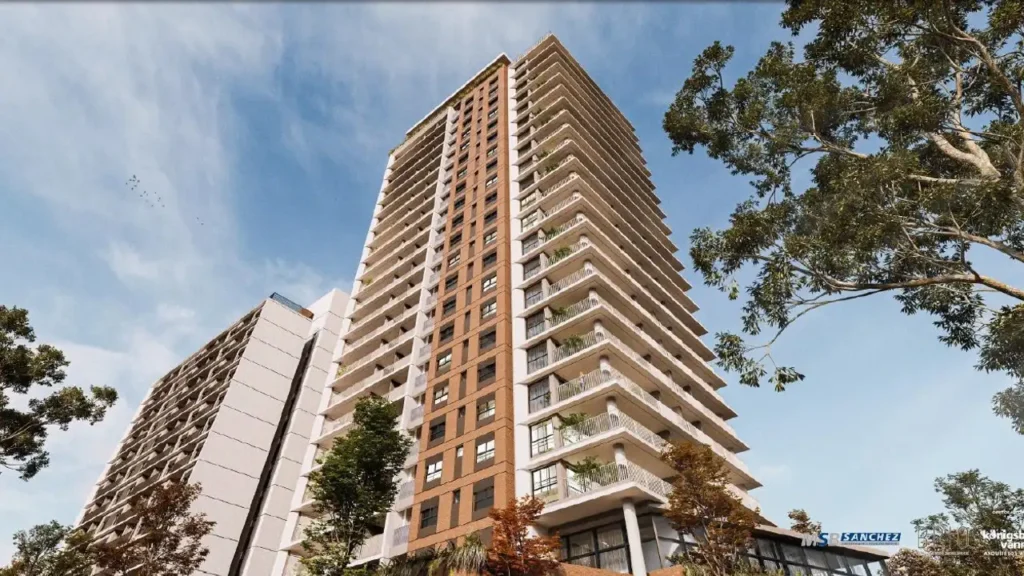 Fachada Sync Campo Belo - Residencial — apartamento 1 quartos, Em construção em Campo Belo