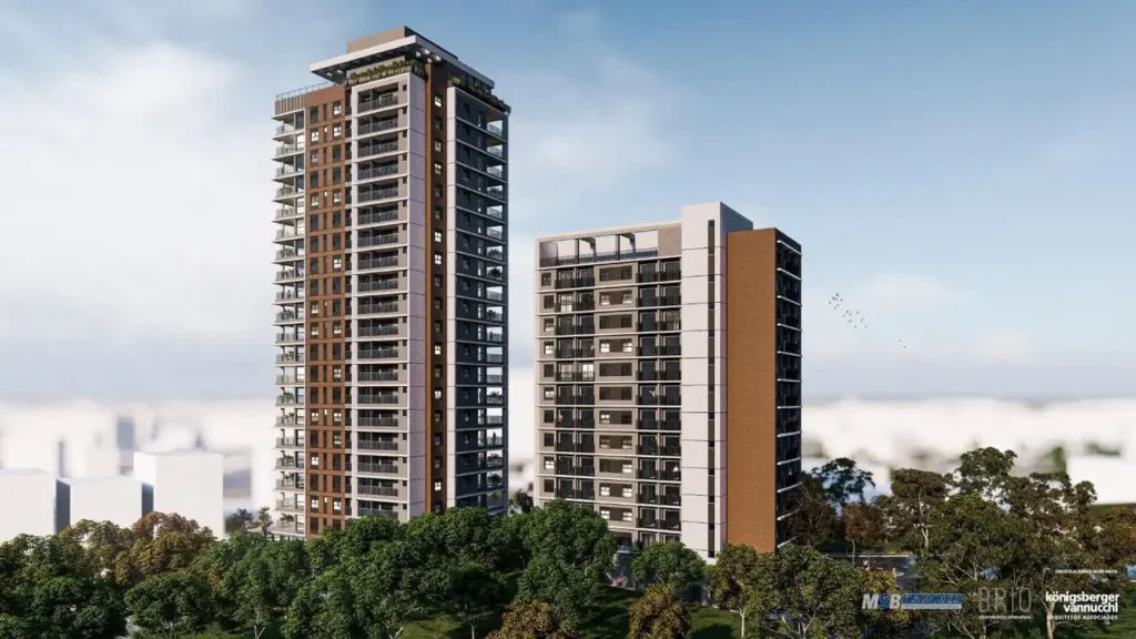 Apartamento 1 quartos Campo Belo — Fachada do Sync Campo Belo - Residencial