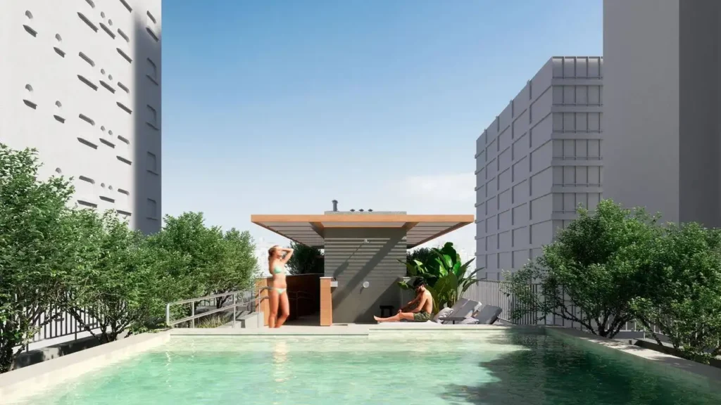 Pronto novo Jardim Paulista: Piscina Free Jardins, 1-3 quartos 27-92m²