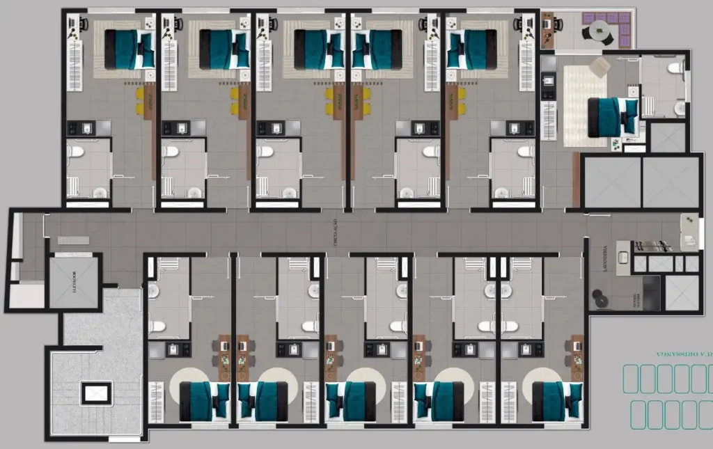 Implantação tipo condomínio Free Home - NR — 1 quartos em Vila da Saúde