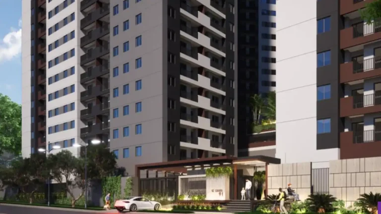 Fachada Gran Kazzas Nações Unidas - Fase 2 — apartamento 2 quartos, Em construção em Santo Amaro
