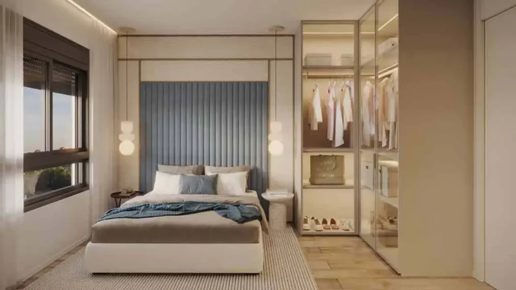 Dormitorio Due Vila Romana - NR Vila Romana — 2 quartos 67m², Dome
