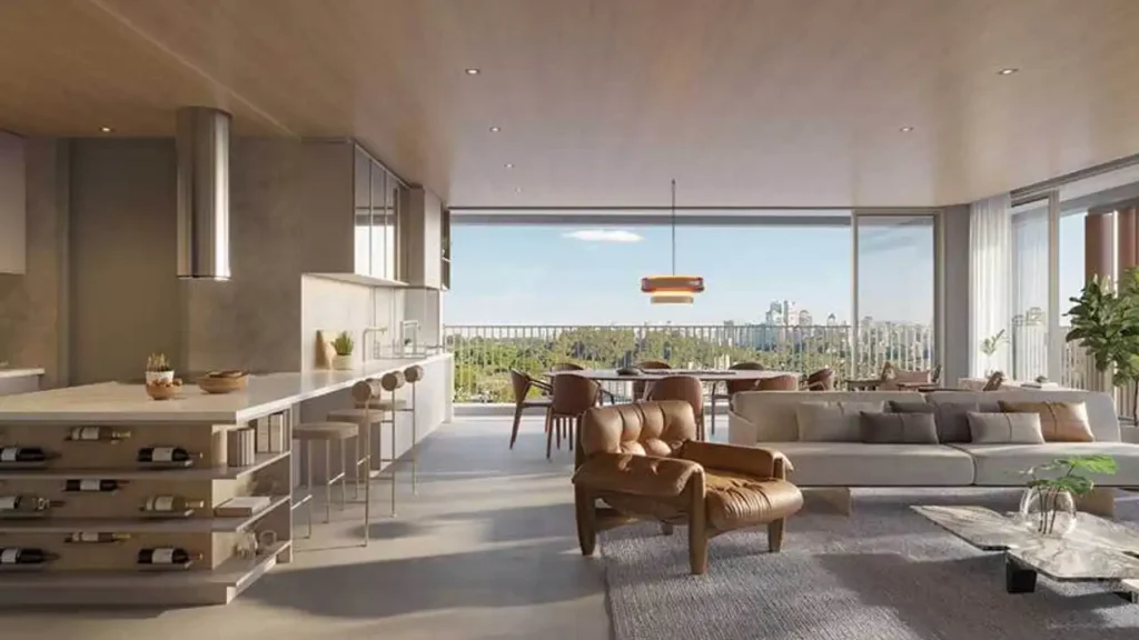 Living Lindenberg Vista Brooklin - Residencial Brooklin Paulista — 4 quartos 261-333m², EZTEC