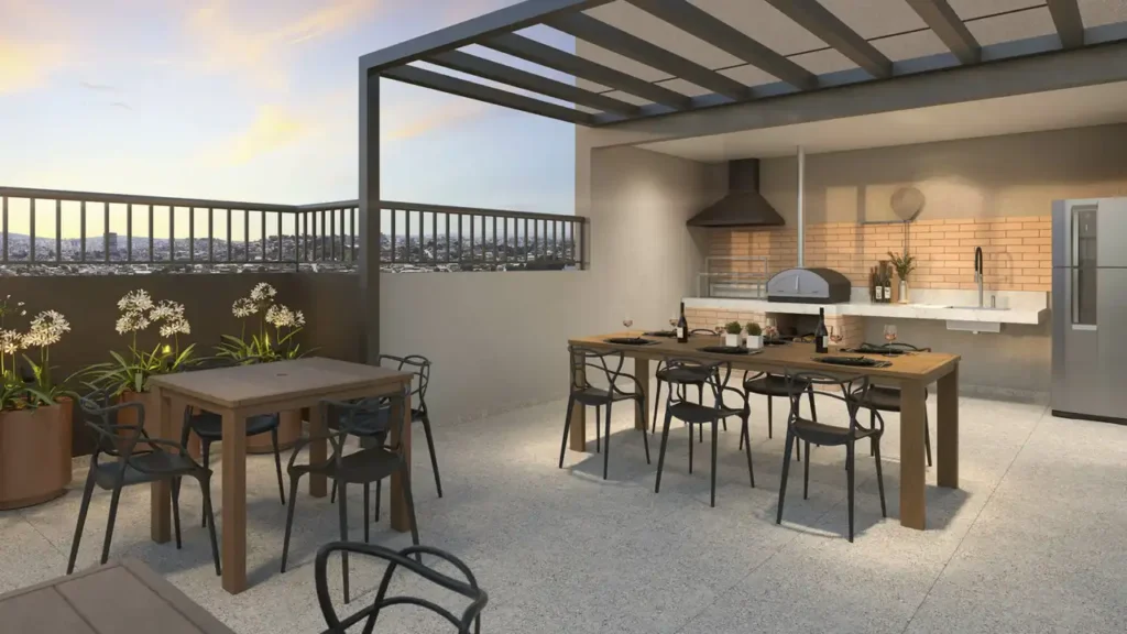 Em construção Alto da Mooca: Churrasqueira Twist Alto da Mooca, 2 quartos 34-46m²