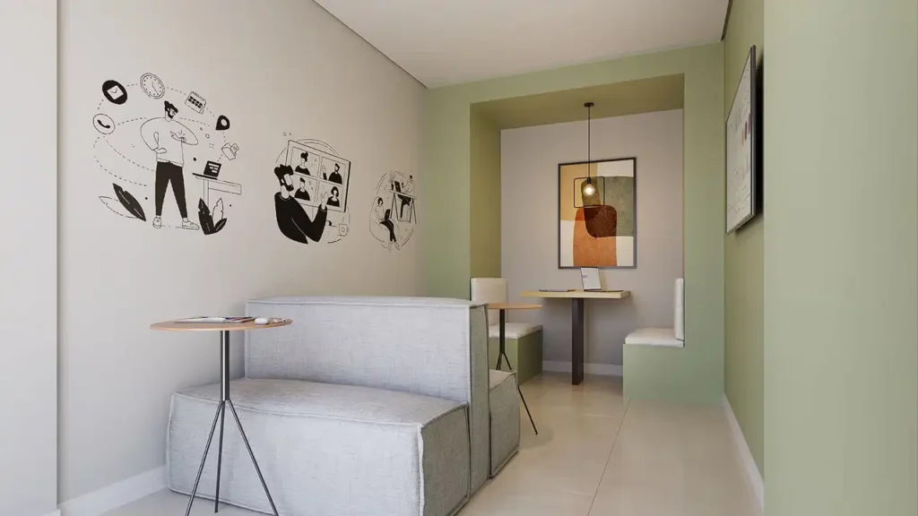 Em construção Mooca: Coworking Cidade Mooca Duomo, 1 quartos 34m²