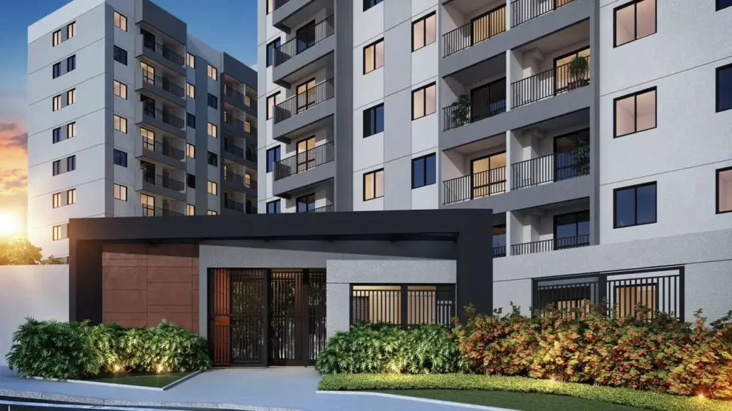 Portaria Inter Kazzas Interlagos — apartamento 2 quartos, Em construção em Interlagos