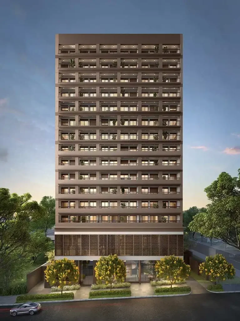 Fachada Roya Perdizes - Studios — apartamento 1 quartos, Em construção em Perdizes
