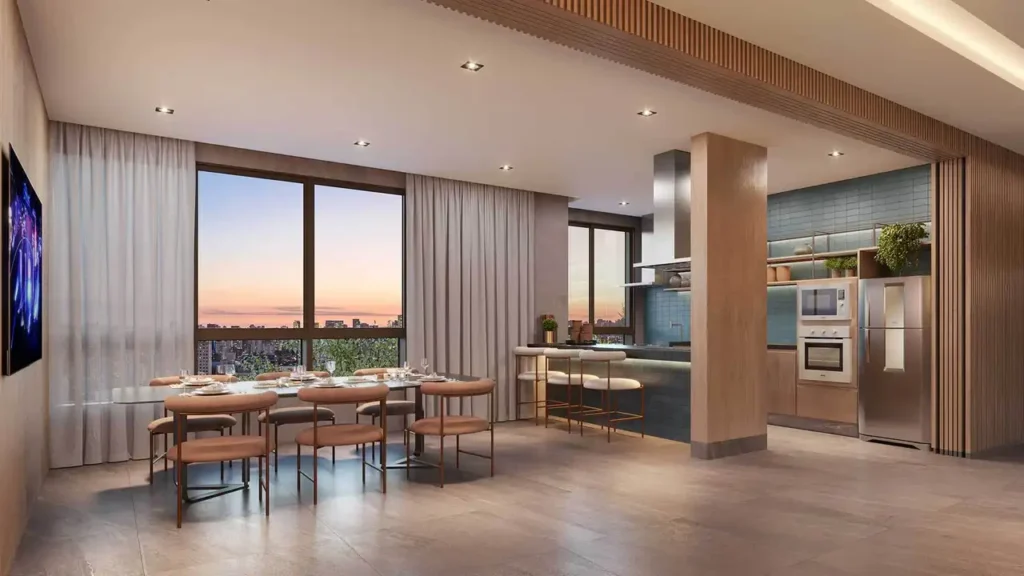 Roya Perdizes - NR Perdizes, São Paulo — Espaço Gourmet, apartamento 1 quartos 28-33m²