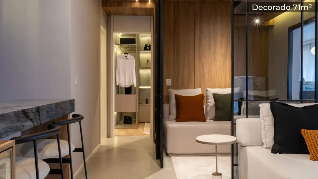 Living — Mac Ibirapuera - Residencial (MAC), 1-3 quartos em Indianópolis