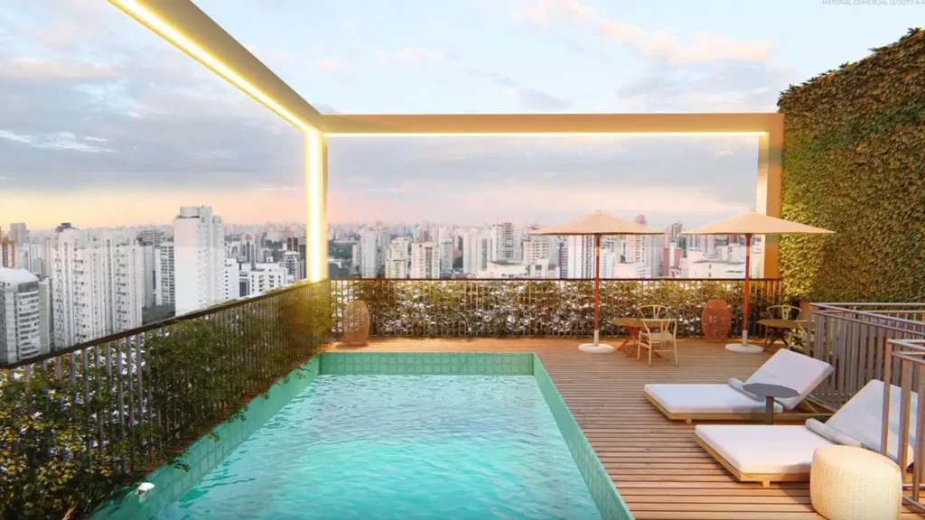 Piscina Status Paulista - Breve Lançamento — apartamento 1-2 quartos, Lançamento em Bela Vista
