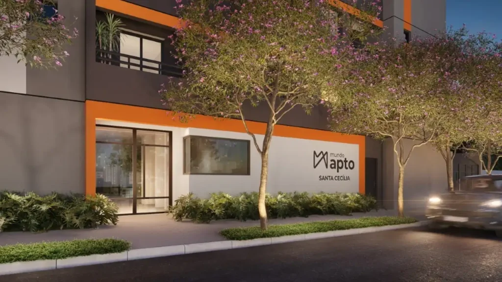 Portaria Mundo Apto Santa Cecilia — apartamento 1-2 quartos, Em construção em Santa Cecília