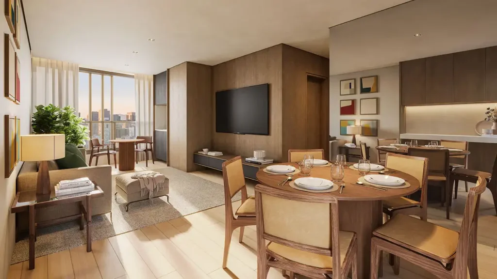 Apartamento 2-4 quartos Pinheiros — Living do Oma 909