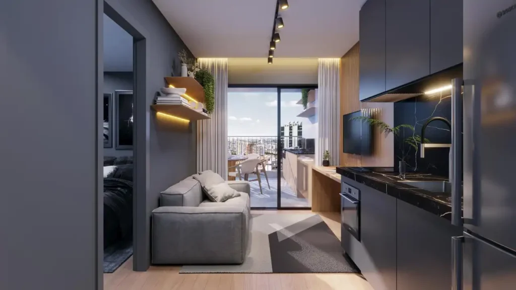 Living Vitacon Mourato Coelho - Residencial Pinheiros — 1 quartos 17-71m², Vitacon