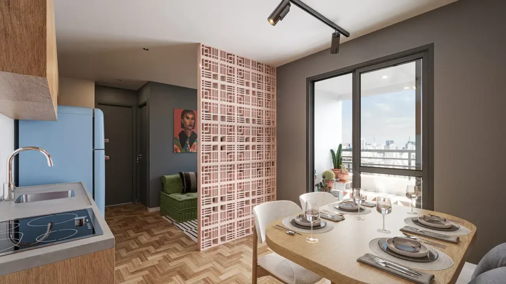 Living — Nurban Barão de Campinas - Residencial (Vitaurbana), 1 quartos em Santa Cecília