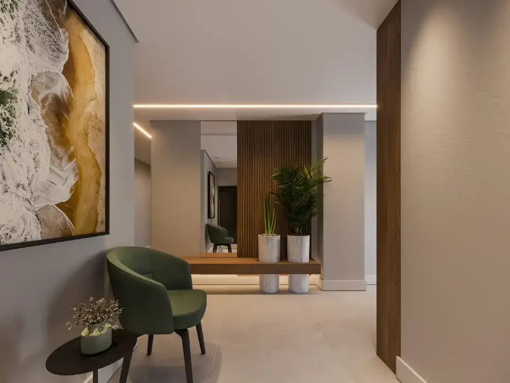 Pin Barra Funda - Residencial (NeoUrb Incorporadora): Hall — 1-2 quartos em Barra Funda, São Paulo