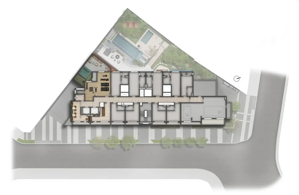 Implantação 1 condomínio Reserva Madalena - NR — 1 quartos em Vila Madalena