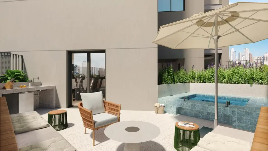Espaço gourmet Reserva Madalena - NR Vila Madalena — 1 quartos 27-31m², Habitram