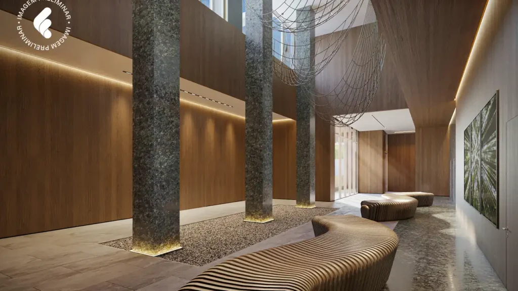 Lobby 145 Vianna - Residencial Pinheiros — 3-4 quartos 207-263m², Fraiha