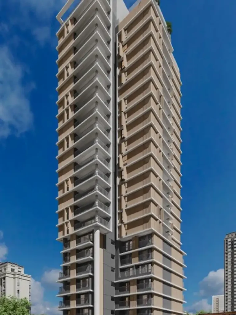 Fachada Icon João Moura - Residencial — apartamento 1-2 quartos, Em construção em Pinheiros