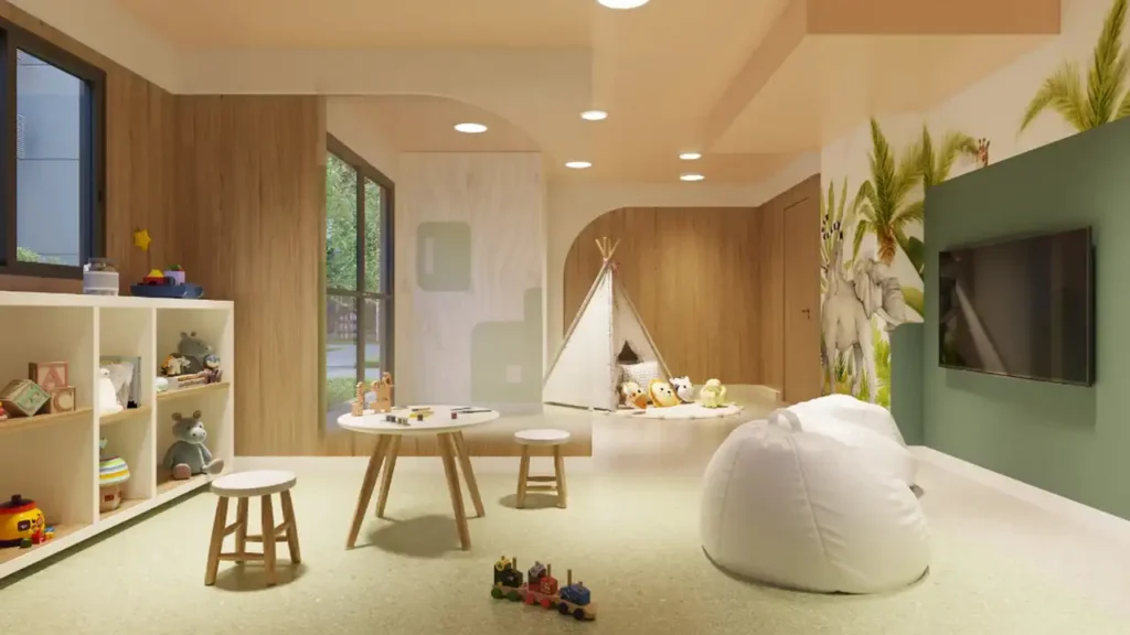 Concept Barra Funda - Fase 1 Barra Funda, São Paulo — Brinquedoteca, apartamento 2 quartos 37m²