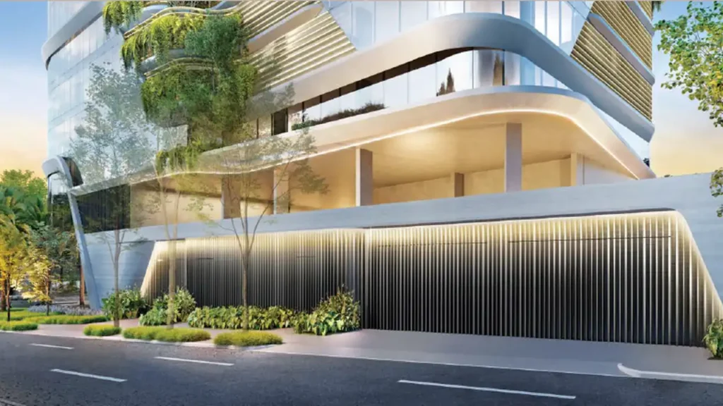 Apartamento 4 quartos Pinheiros — Portaria do Epic Jardim Europa Design by Pininfarina
