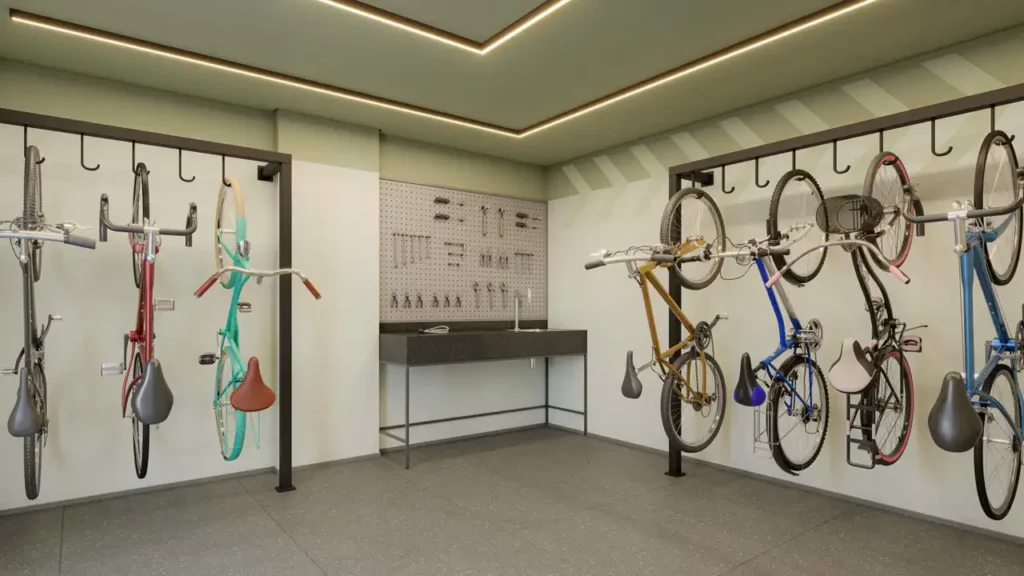 Em construção Pinheiros: Bicicletário Joá Pinheiros, 1 quartos 25-29m²