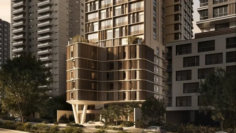 Fachada Verah Jardins Design Studios - NR — apartamento 1 quartos, Em construção em Pinheiros