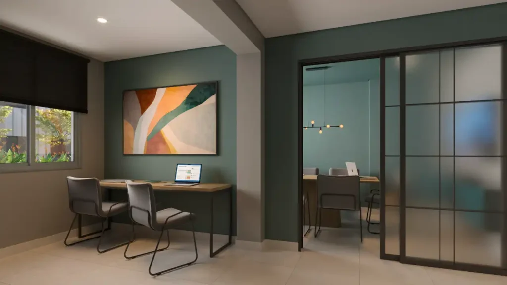 Astro Santa Marina (Cury SP): Coworking — 2 quartos em Água Branca, São Paulo