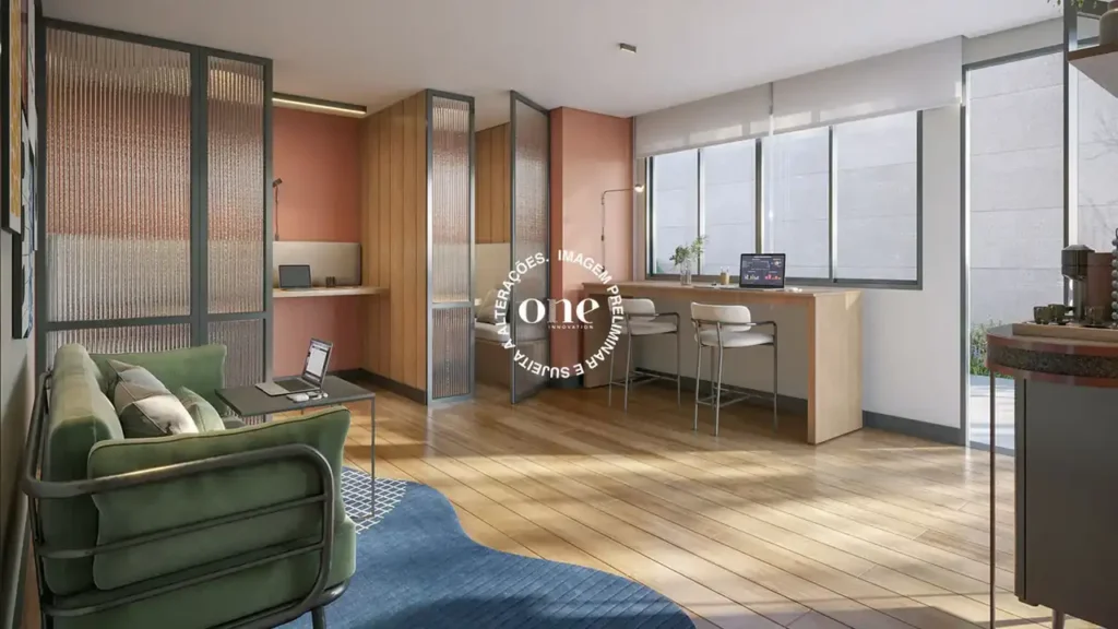 Coworking — Very Pedroso de Morais (One), 1 quartos em Pinheiros