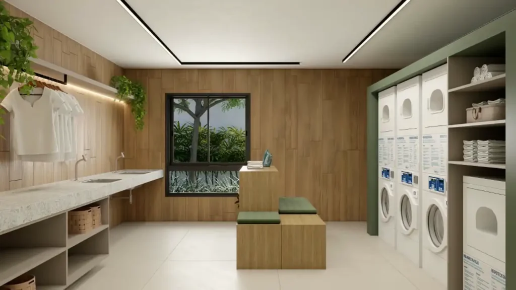 Em construção Pinheiros: Lavanderia Mundo Apto Elevato Pinheiros - Residencial, 1 quartos 24-45m²