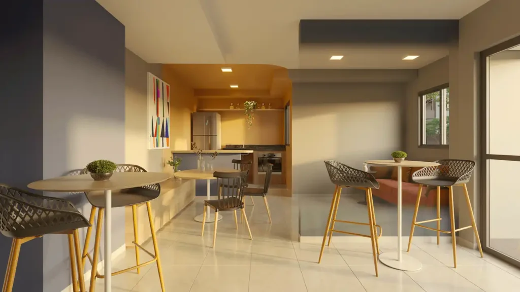 Em construção Barra Funda: Espaço gourmet Line Barra Funda Residence - Fase 2, 2 quartos 36-39m²