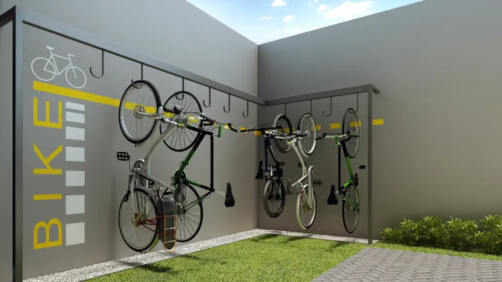 Em construção Santa Cecília: Bicicletário Ousy Santa Cecília, 1-2 quartos 24-41m²
