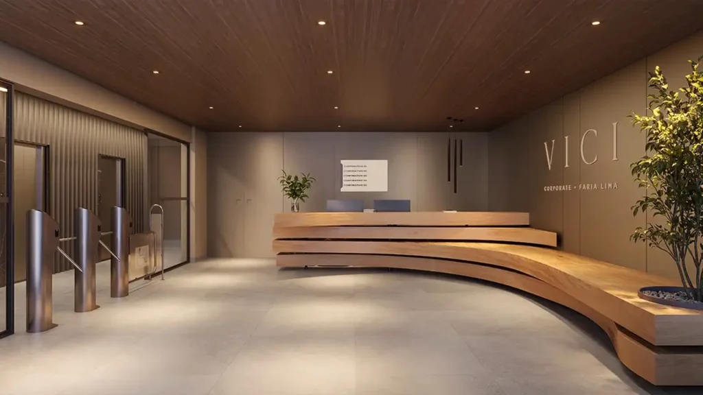 Vici Faria Lima - Residencial (MF7): Hall — 1 quartos em Pinheiros, São Paulo