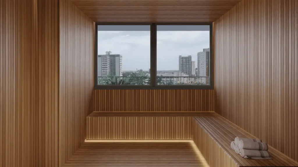 175 sauna — Cora Pinheiros - Studios (Sequóia), 1 quartos em Pinheiros