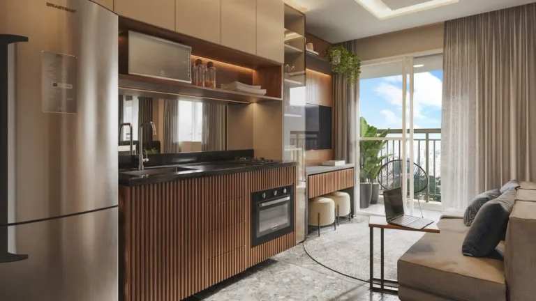 Apartamento 1 quartos Vila Olímpia — Living do Welconx Vila Olímpia - Residencial