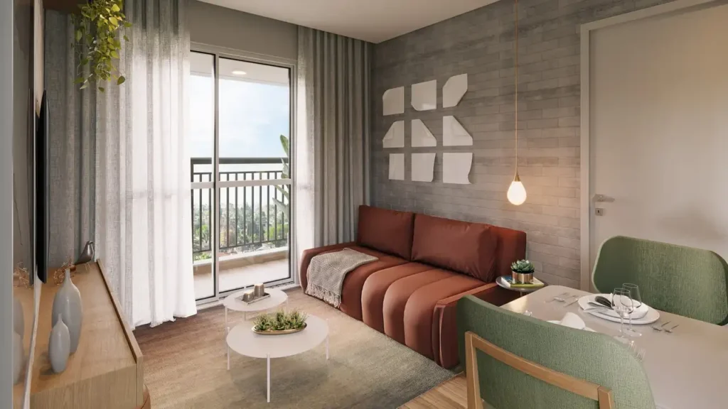 Living Welconx Vila Olímpia - Residencial Vila Olímpia — 1 quartos 29m², Conx SP