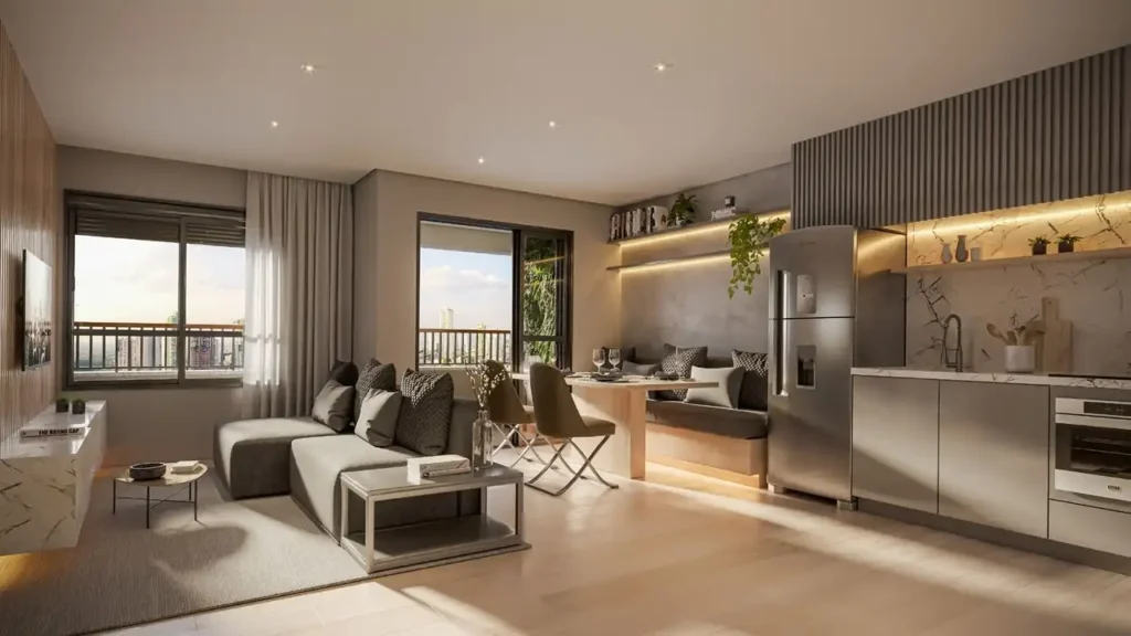 Living Haus Mitre Edition NY Soho - NR — apartamento 2 quartos, Em construção em Brooklin Novo