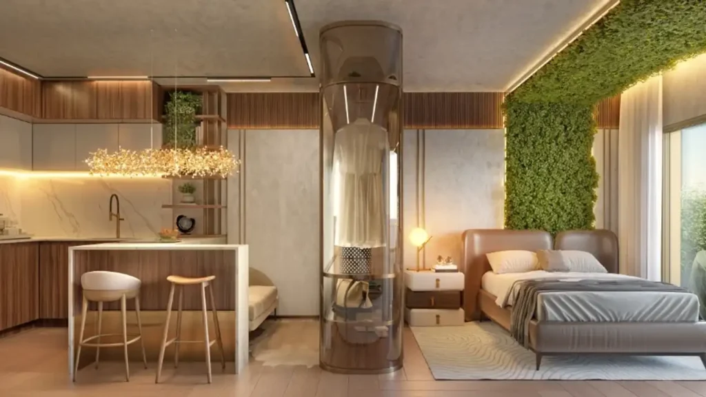 Escape Éden - Residencial Brooklin Paulista, São Paulo — Living, apartamento 2-3 quartos 70-98m²