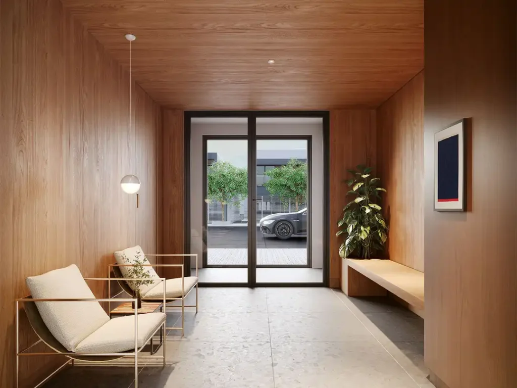 Ori Praça da Árvore - Residencial (Paes & Gregori SP): Hall — 1-2 quartos em Mirandópolis, São Paulo