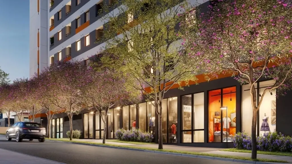 Fachada Mundo Apto Brooklin — apartamento 1-2 quartos, Em construção em Brooklin Paulista