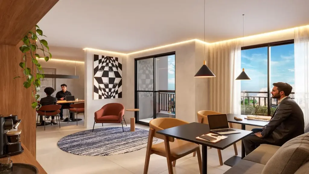 Em construção Cidade Monções: Coworking Look Berrini - Residencial, 1 quartos 26-27m²