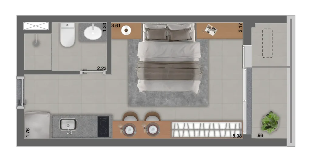 Nik Estilo Paulista - Residencial — Planta