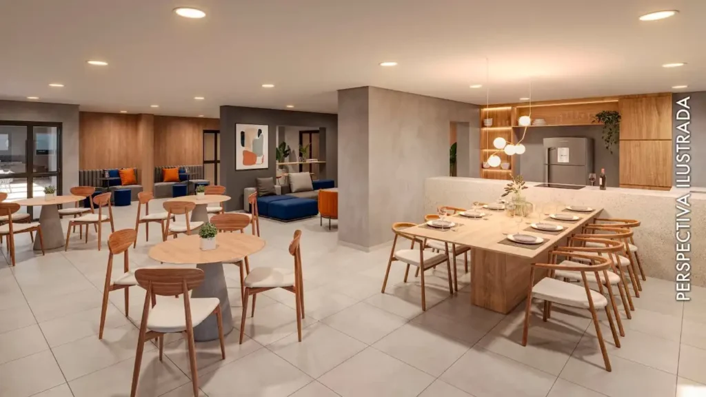 Peak Vila Olímpia - Residencial (Econ Construtora): Salão de festas — 1-2 quartos em Vila Olímpia, São Paulo